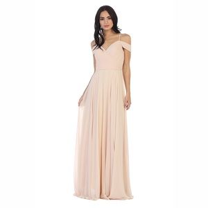 CLOSING SALE!! Champagne bridesmaid dress